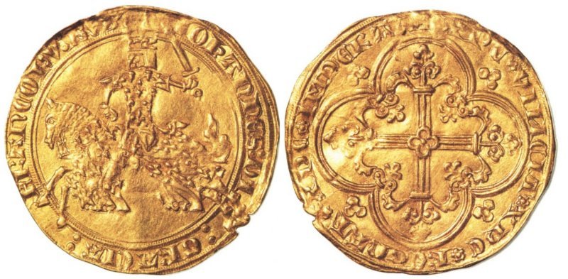 Franc d'or à cheval